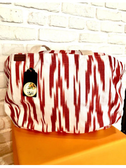 Sport/Beach-Bag Ikat rot